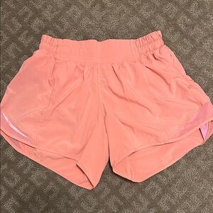 Lululemon Athletica Coral Athletic Shorts